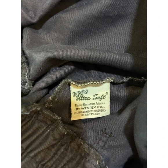 Workrite FR Bomber Jacket Mens Medium Navy Irwin Industries - Picture 6 of 9